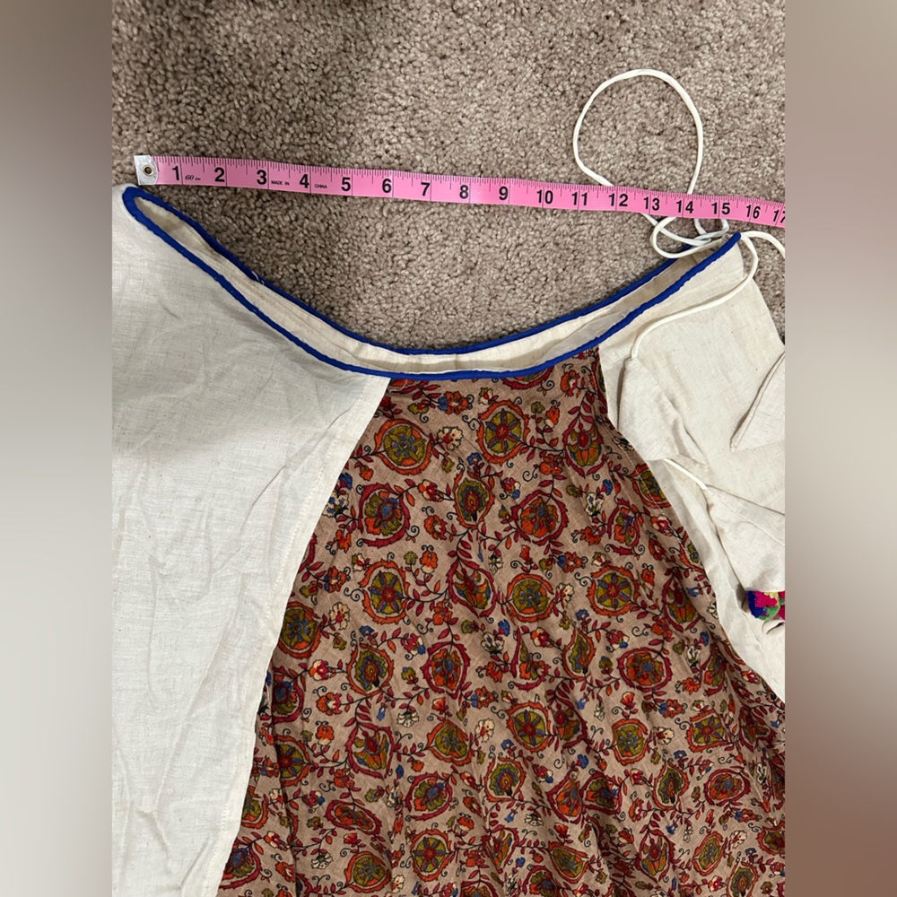 Pink white garba navratri festive traditional chaniya lehenga ghagra choli - Picture 11 of 12
